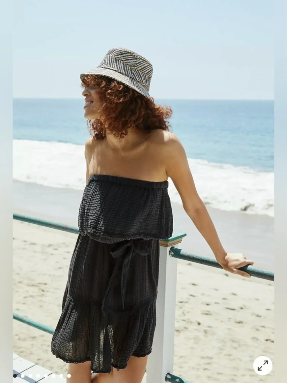 Daily Practice by Anthropologie Kona Strapless Dress S